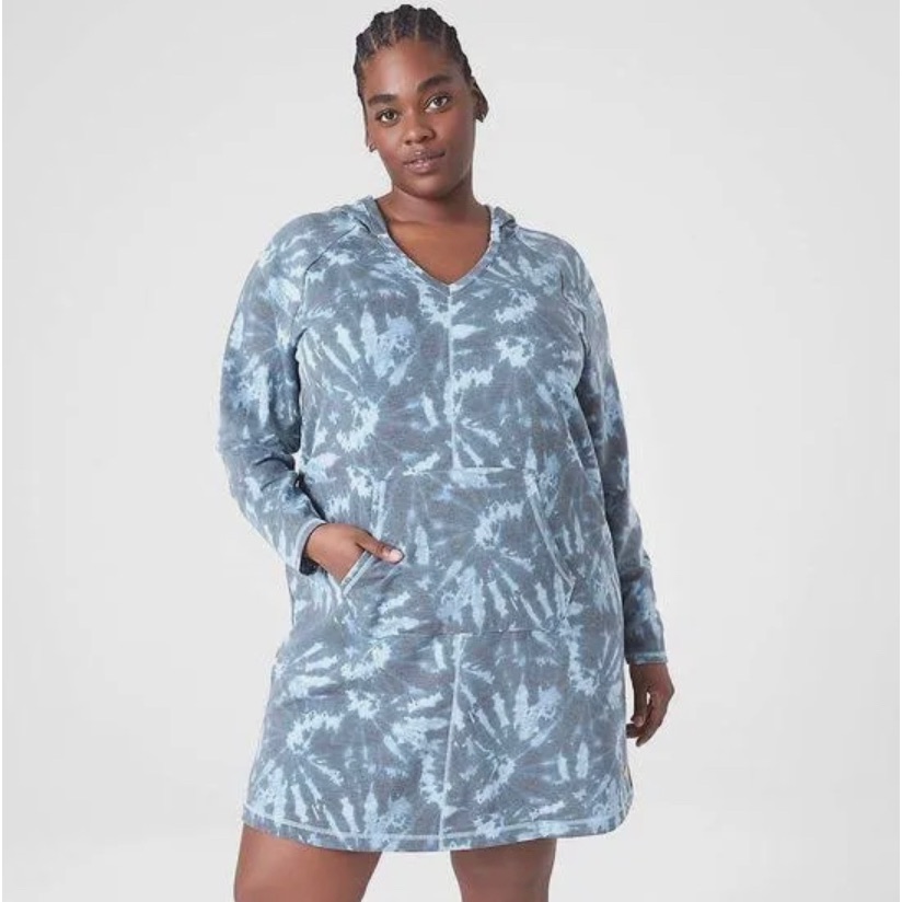 Livi Tie-Dye Hoodie Dress, Sz 18/20